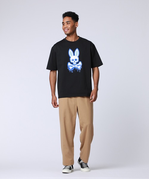 Psycho Bunny(サイコバニー)の「ドロッシーBUNNY プリントTシャツ(Tシャツ/カットソー・メンズ・ホワイト/ブラック・X-LARGE/LARGE/MEDIUM/SMALL)」の12枚目の写真