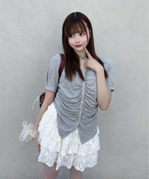 フロントギャザートップス