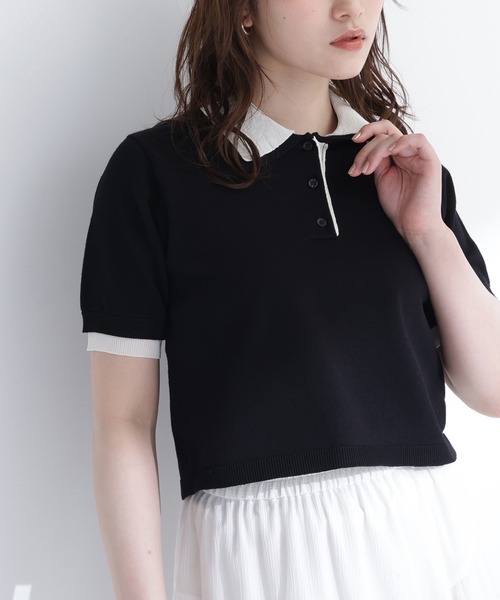 Tian Tao新品  ブラック&ホワイトポロ2 Y's × New Era S/S RUGGER POLO(S Black): Y's｜THE SHOP YOHJI YAMAMOTO