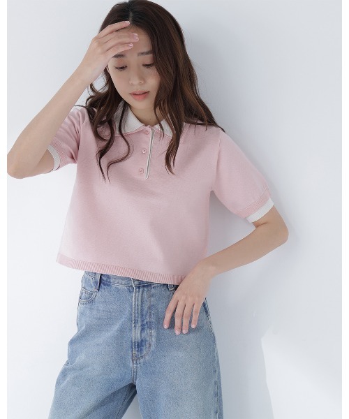 【25AW】H BEAUTY&YOUTH ナッピングウール4Bポロカラーニット 25AW】H BEAUTY&YOUTH ナッピングウールポロニット OVY M｜Yahoo