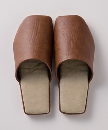 BELLE MAISON DAYS（ベルメゾンデイズ）の「綺麗に揃えたくなる合皮スリッパ（ルームシューズ/スリッパ）」