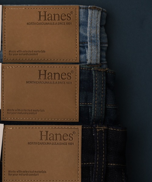 HANES(ヘインズ)の「HANES ストレッチデニム6ポケット ショートパンツ(デニムパンツ・メンズ・ネイビー/ブルー/サックスブルー・S/M/L/LL)」の1枚目の写真