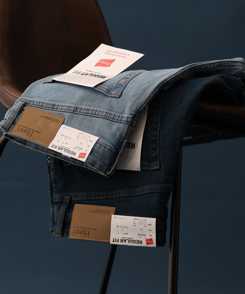 HANES(ヘインズ)の「HANES ストレッチデニム6ポケット ショートパンツ(デニムパンツ・メンズ・ネイビー/ブルー/サックスブルー・S/M/L/LL)」の3枚目の写真