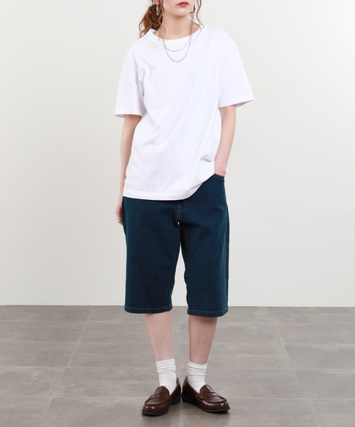 HANES(ヘインズ)の「HANES ストレッチデニム6ポケット ショートパンツ(デニムパンツ・メンズ・ネイビー/ブルー/サックスブルー・S/M/L/LL)」の6枚目の写真