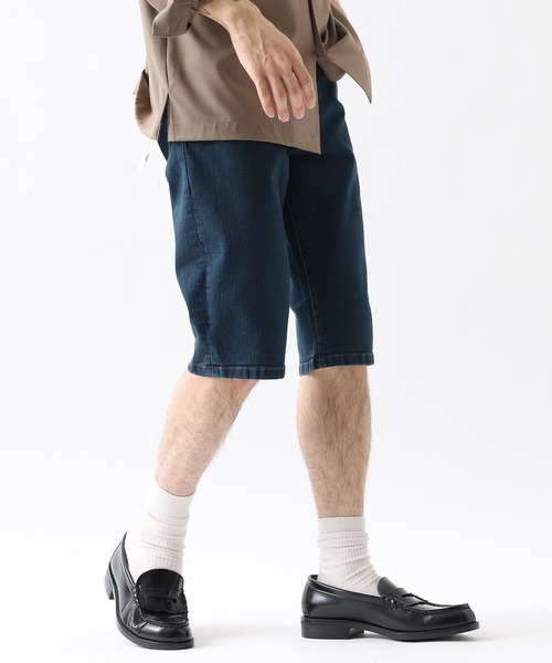 HANES(ヘインズ)の「HANES ストレッチデニム6ポケット ショートパンツ(デニムパンツ・メンズ・ネイビー/ブルー/サックスブルー・S/M/L/LL)」の15枚目の写真