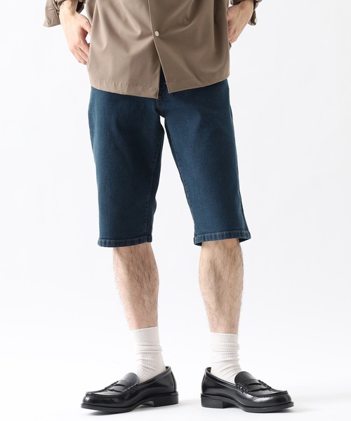 HANES(ヘインズ)の「HANES ストレッチデニム6ポケット ショートパンツ(デニムパンツ・メンズ・ネイビー/ブルー/サックスブルー・S/M/L/LL)」の14枚目の写真