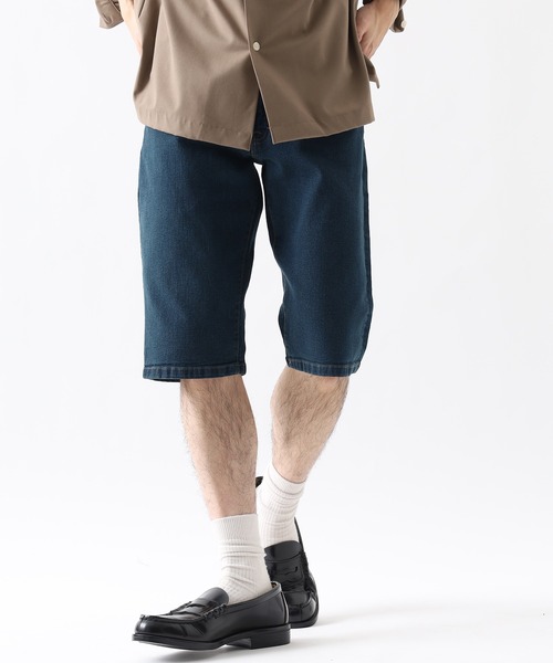 HANES(ヘインズ)の「HANES ストレッチデニム6ポケット ショートパンツ(デニムパンツ・メンズ・ネイビー/ブルー/サックスブルー・S/M/L/LL)」の13枚目の写真