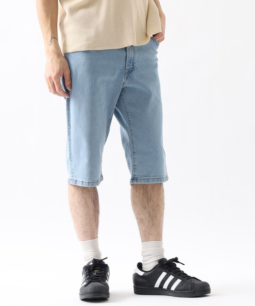 HANES(ヘインズ)の「HANES ストレッチデニム6ポケット ショートパンツ(デニムパンツ・メンズ・ネイビー/ブルー/サックスブルー・S/M/L/LL)」の20枚目の写真