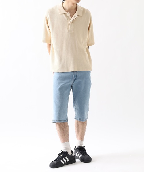 HANES(ヘインズ)の「HANES ストレッチデニム6ポケット ショートパンツ(デニムパンツ・メンズ・ネイビー/ブルー/サックスブルー・S/M/L/LL)」の18枚目の写真