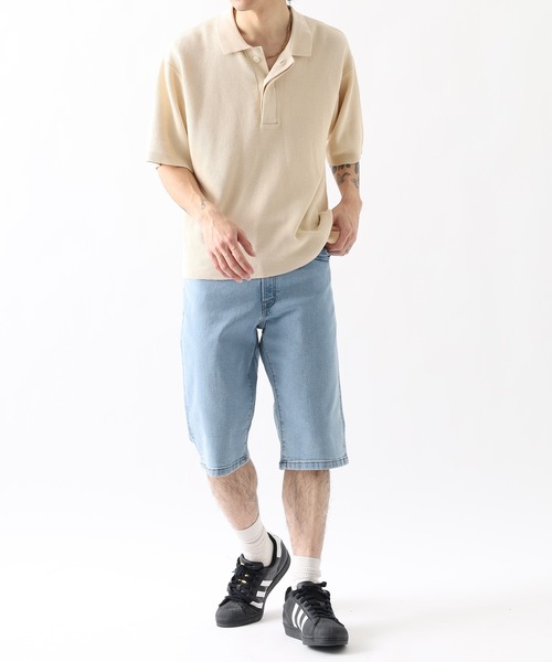 HANES(ヘインズ)の「HANES ストレッチデニム6ポケット ショートパンツ(デニムパンツ・メンズ・ネイビー/ブルー/サックスブルー・S/M/L/LL)」の17枚目の写真