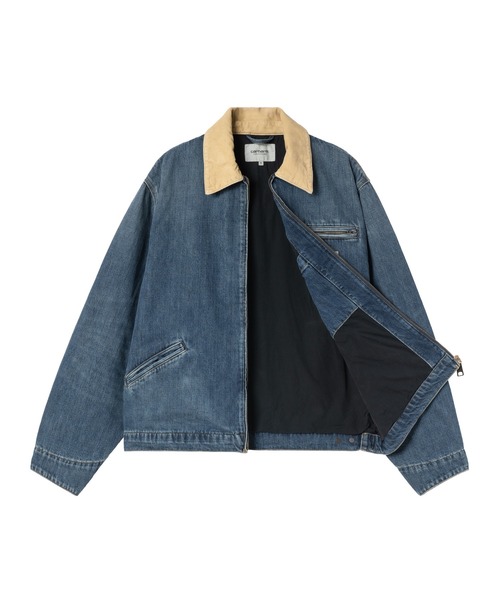 Carhartt WIP(カーハートダブリューアイピー)の「OG Detroit Jacket(デニムジャケット・メンズ・ブルー系その他5・SMALL/MEDIUM/LARGE)」の2枚目の写真