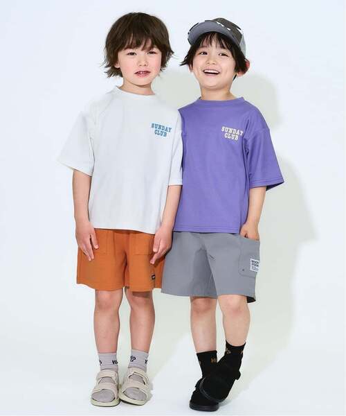 b・ROOM(ビールーム)の「【水をはじく!】水陸両用4分丈パンツ(その他パンツ・キッズ・黄緑系/ネイビー/グレイッシュベージュ/ブラック/ライトピンク/チャコール・130cm/140cm/150cm/100cm/120cm/110cm)」の7枚目の写真