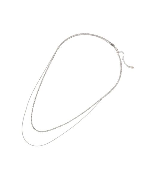 AMERICAN HOLIC(アメリカンホリック)の「【ステンレス】モールライクチェーン2連ネックレス(ネックレス・レディース・シルバー/ゴールド・FREE)」の9枚目の写真