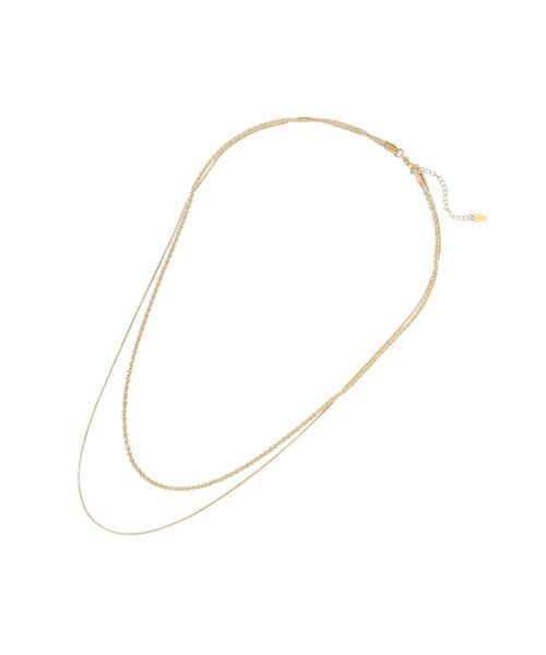 AMERICAN HOLIC(アメリカンホリック)の「【ステンレス】モールライクチェーン2連ネックレス(ネックレス・レディース・シルバー/ゴールド・FREE)」の10枚目の写真
