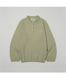 Loose fit collar wool knit [FRSP05NT01]_Olive