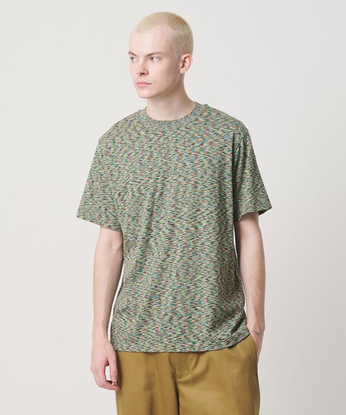 Coohem(コーヘン)の「<COOHEM> ONI KASURI TEE/Tシャツ(Tシャツ/カットソー・メンズ・オリーブ/レッド・M/L)」の3枚目の写真