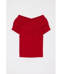 CROSS OFF SHOULDER トップス