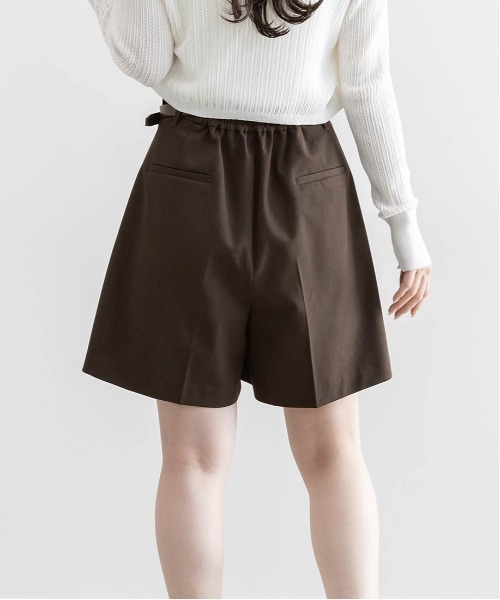 RANDA(ランダ)の「モノグラムベルト付きショートパンツ(その他パンツ・レディース・ベージュ/ライトグレー/ダークブラウン・0/1)」の8枚目の写真