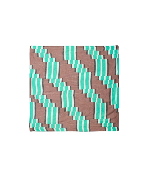 SUBLIME(サブライム)の「(SUBLIME)PATTERN BIG SCARF(バンダナ/スカーフ・レディース・ホワイト/グレー/ブラウン/ブルー・ONE SIZE)」の14枚目の写真
