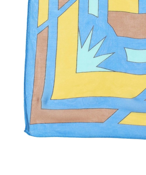 SUBLIME(サブライム)の「(SUBLIME)PATTERN BIG SCARF(バンダナ/スカーフ・レディース・ホワイト/グレー/ブラウン/ブルー・ONE SIZE)」の22枚目の写真