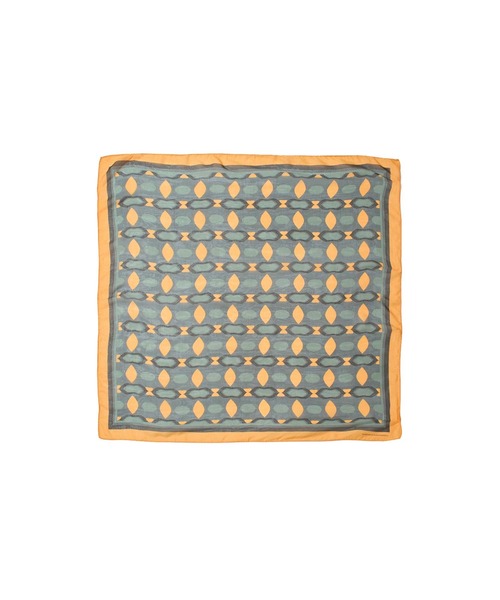 SUBLIME(サブライム)の「(SUBLIME)PATTERN BIG SCARF(バンダナ/スカーフ・レディース・ホワイト/グレー/ブラウン/ブルー・ONE SIZE)」の10枚目の写真