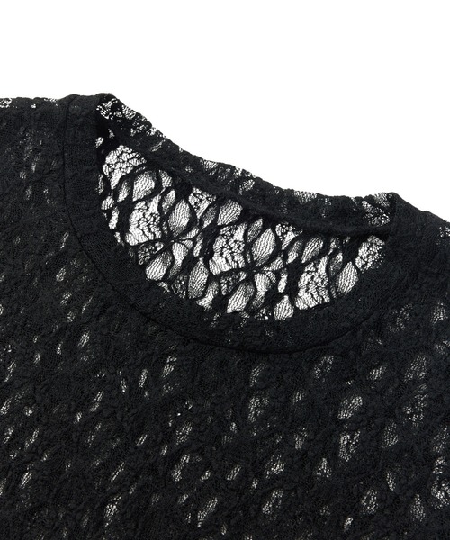 X-girl(エックスガール)の「FADED 2P SET LAYERED TOP(Tシャツ/カットソー・レディース・グレー/ブラック・ONE SIZE)」の7枚目の写真