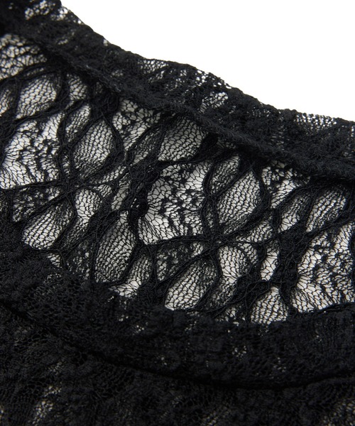 X-girl(エックスガール)の「FADED 2P SET LAYERED TOP(Tシャツ/カットソー・レディース・グレー/ブラック・ONE SIZE)」の8枚目の写真