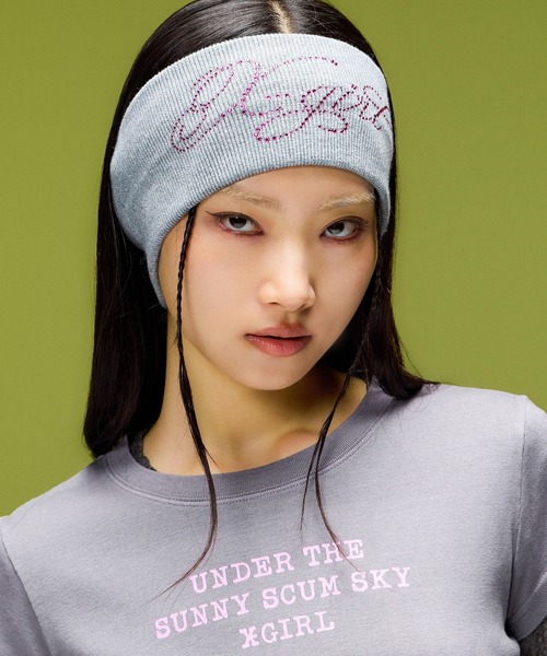 X-girl(エックスガール)の「FADED 2P SET LAYERED TOP(Tシャツ/カットソー・レディース・グレー/ブラック・ONE SIZE)」の16枚目の写真