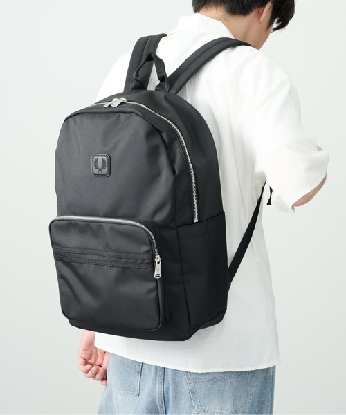 FRED PERRY(フレッドペリー)の「【FRED PERRY】BALLISTIC BACKPACK L3344(バックパック/リュック・メンズ・ブラック・FREE)」の1枚目の写真
