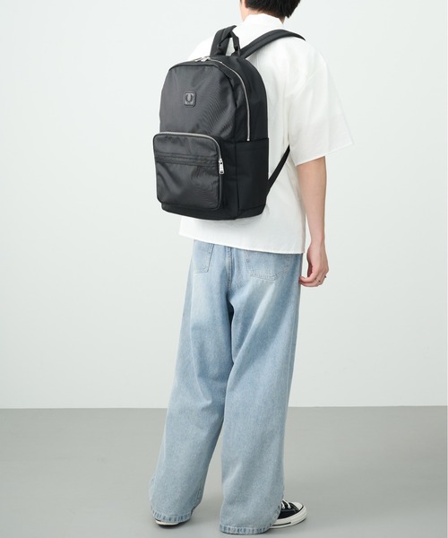 FRED PERRY(フレッドペリー)の「【FRED PERRY】BALLISTIC BACKPACK L3344(バックパック/リュック・メンズ・ブラック・FREE)」の3枚目の写真