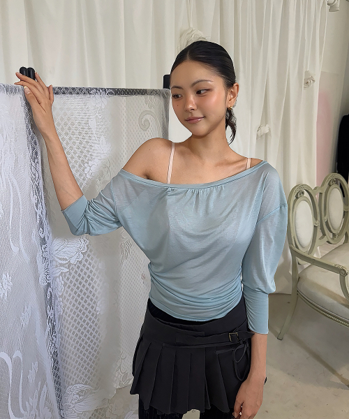 UUUUP(ユープ)の「リリーバレリーナT - ブルー(Tシャツ/カットソー・レディース・その他・MEDIUM/SMALL)」の2枚目の写真