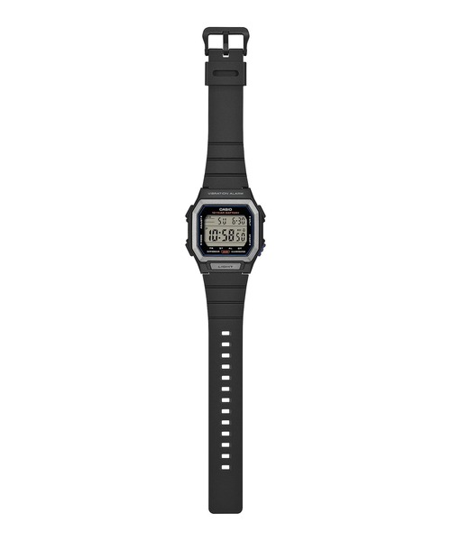 CASIO(カシオ)の「CASIO Collection / W-738H-1AJF(デジタル腕時計・メンズ・ブラック×シルバー・FREE)」の2枚目の写真