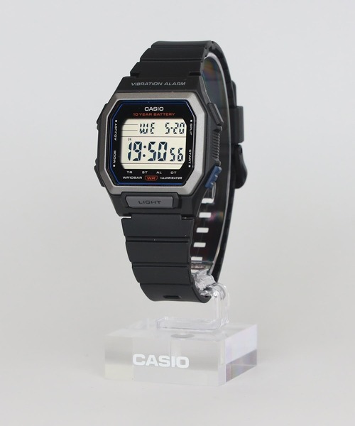 CASIO(カシオ)の「CASIO Collection / W-738H-1AJF(デジタル腕時計・メンズ・ブラック×シルバー・FREE)」の10枚目の写真