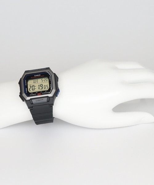 CASIO(カシオ)の「CASIO Collection / W-738H-1AJF(デジタル腕時計・メンズ・ブラック×シルバー・FREE)」の12枚目の写真