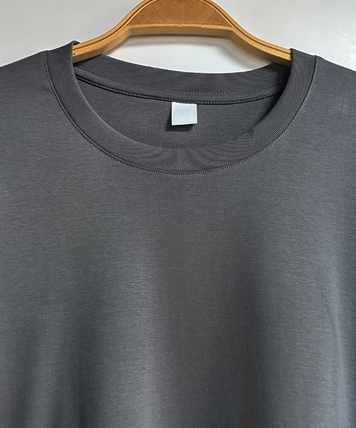 ONEP STAR(ワンピスター)の「クルーネックシンプルTシャツ(Tシャツ/カットソー・レディース・ホワイト/ベージュ/ブラック/グレー・MEDIUM/LARGE)」の18枚目の写真