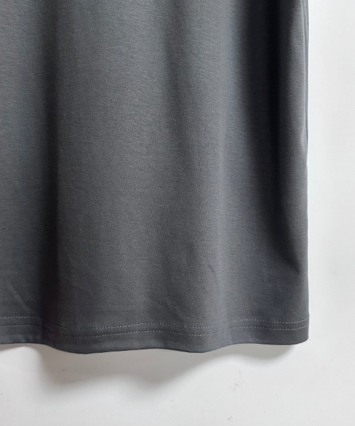 ONEP STAR(ワンピスター)の「クルーネックシンプルTシャツ(Tシャツ/カットソー・レディース・ホワイト/ベージュ/ブラック/グレー・MEDIUM/LARGE)」の20枚目の写真