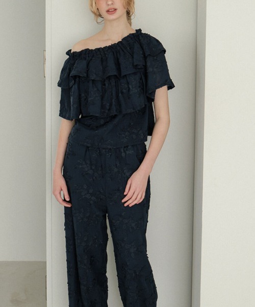 DONOBAN(ドノバン)の「フリルセットアップ(ワンピース・レディース・ライトグリーン/ネイビー/ホワイト・ONE SIZE)」の15枚目の写真