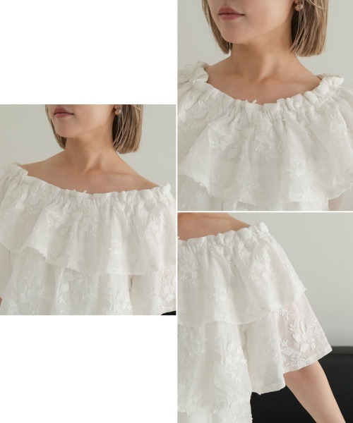DONOBAN(ドノバン)の「フリルセットアップ(ワンピース・レディース・ライトグリーン/ネイビー/ホワイト・ONE SIZE)」の18枚目の写真