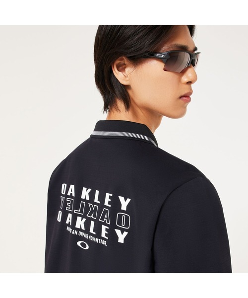 OAKLEY(オークリー)の「オークリーO-SYNC PACK ABSTRACT HEM POLO ポロシャツゴルフメンズ/ゴルフ/OAKLEY(ポロシャツ・メンズ・ブラック/ホワイト・M/L/S)」の7枚目の写真