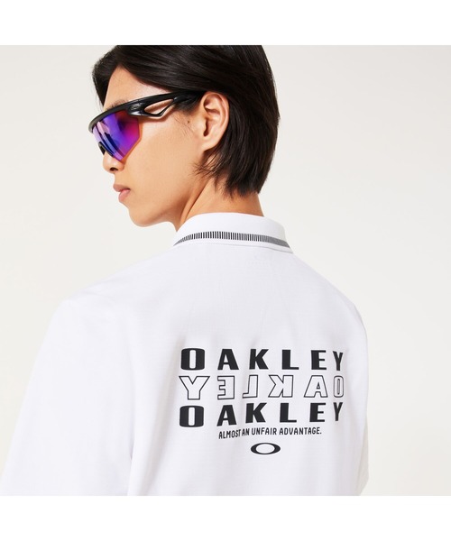 OAKLEY(オークリー)の「オークリーO-SYNC PACK ABSTRACT HEM POLO ポロシャツゴルフメンズ/ゴルフ/OAKLEY(ポロシャツ・メンズ・ブラック/ホワイト・M/L/S)」の15枚目の写真