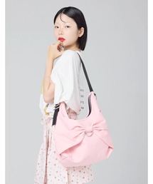 Little sunny bite | /Little Sunny Bite/ribbon canvas bag(ショルダーバッグ)