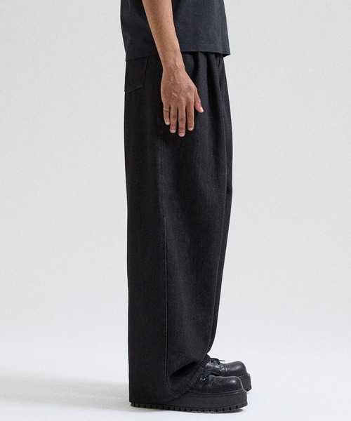 Parts Lab.(パーツラボ)の「【Parts Lab.】Basic Cotton Twill Pants / ベーシックコットンツイルパンツ(デニムパンツ・メンズ・ブラック/ブルー・L/M/S)」の5枚目の写真