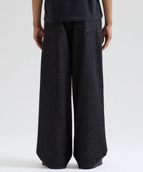 Parts Lab.(パーツラボ)の「【Parts Lab.】Basic Cotton Twill Pants / ベーシックコットンツイルパンツ(デニムパンツ・メンズ・ブラック/ブルー・L/M/S)」の6枚目の写真