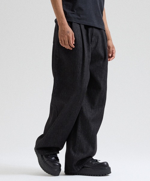 Parts Lab.(パーツラボ)の「【Parts Lab.】Basic Cotton Twill Pants / ベーシックコットンツイルパンツ(デニムパンツ・メンズ・ブラック/ブルー・L/M/S)」の8枚目の写真