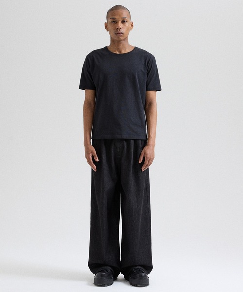 Parts Lab.(パーツラボ)の「【Parts Lab.】Basic Cotton Twill Pants / ベーシックコットンツイルパンツ(デニムパンツ・メンズ・ブラック/ブルー・L/M/S)」の9枚目の写真