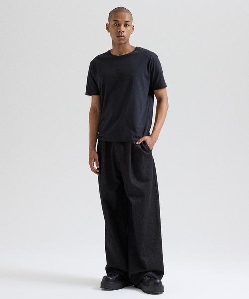 Parts Lab.(パーツラボ)の「【Parts Lab.】Basic Cotton Twill Pants / ベーシックコットンツイルパンツ(デニムパンツ・メンズ・ブラック/ブルー・L/M/S)」の13枚目の写真