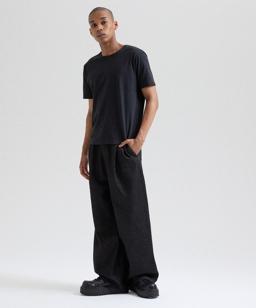 Parts Lab.(パーツラボ)の「【Parts Lab.】Basic Cotton Twill Pants / ベーシックコットンツイルパンツ(デニムパンツ・メンズ・ブラック/ブルー・L/M/S)」の14枚目の写真