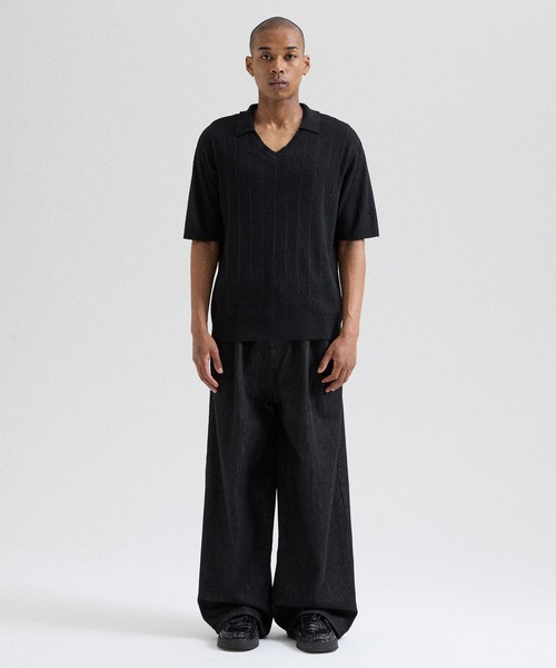 Parts Lab.(パーツラボ)の「【Parts Lab.】Basic Cotton Twill Pants / ベーシックコットンツイルパンツ(デニムパンツ・メンズ・ブラック/ブルー・L/M/S)」の18枚目の写真