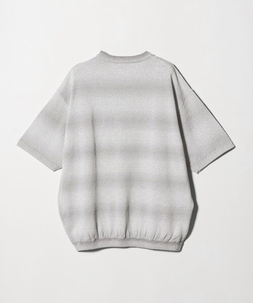 BEAUTY&YOUTH UNITED ARROWS(ビューティーアンドユースユナイテッドアローズ)の「シアー オンブレ ボーダー クルーネック Tシャツ ウォッシャブル(ニット/セーター・メンズ・ライトグレー/ベージュ・S/L/M/XL)」の13枚目の写真