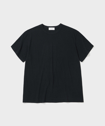 WOOL BLENDED COTTON T-SHIRT (BLACK)